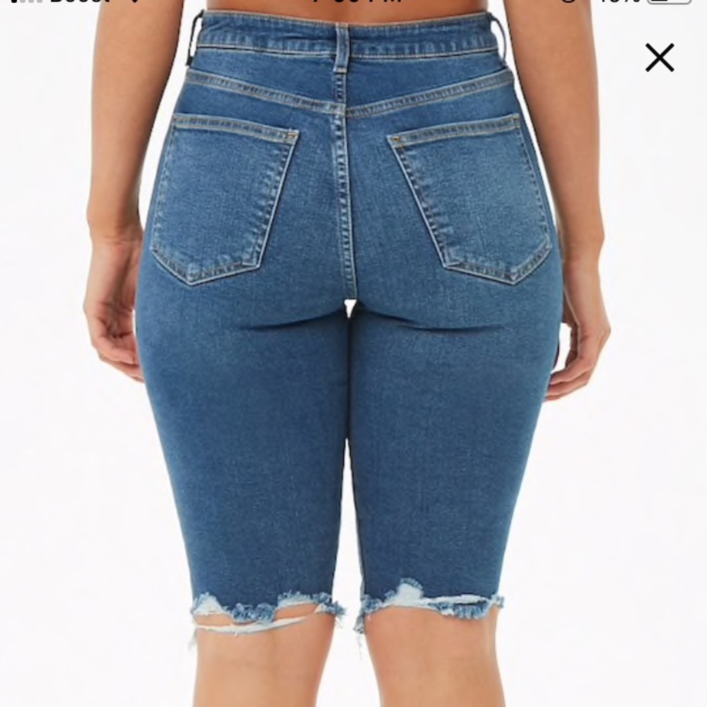 Hight Rise Bermuda Shorts - Picture 2 of 8